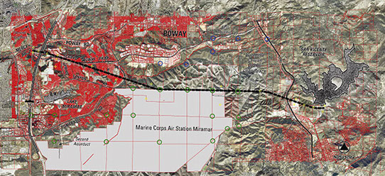 San Vicente Pipeline Map